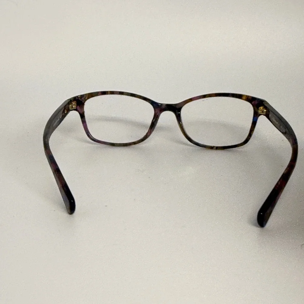 Coach‎ 5288 Confetti Purple Eyeglasses Frames 51-17-135 Rectangular Tortoise